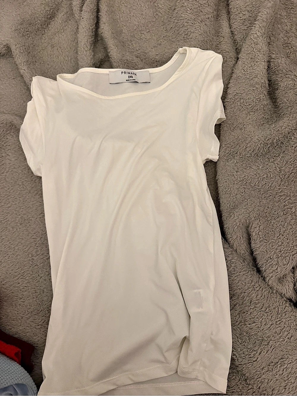 Primark Women's White Tank Top Size 2XS Like New